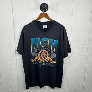 Vintage 90's MGM Las Vegas Lion Graphic Tee Shirt Size X-Large